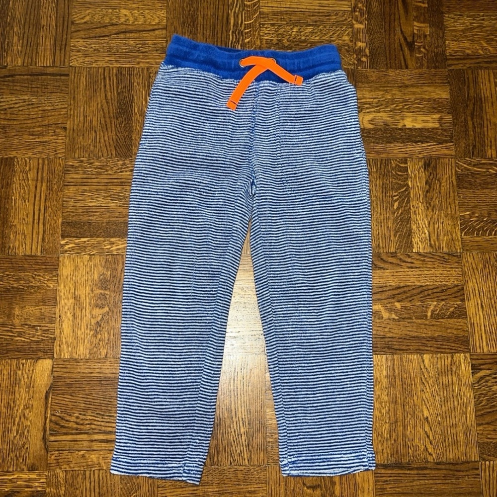 Mini Boden striped toweling pants 5